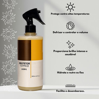 Protetor Termico 10 em 1 Spray Capilar Defrizante Finalizador