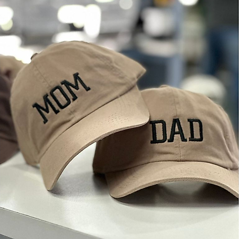 Bonés Dad e Mom  Beisebol Bordado Retrô Unissex Com Regulagem Algodão Macio Estiloso