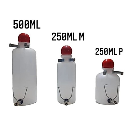 Bebedouro Automático tipo Garrafinha Caçula (250ml 13cm)(250ml 16,5cm)(500ml 20cm)