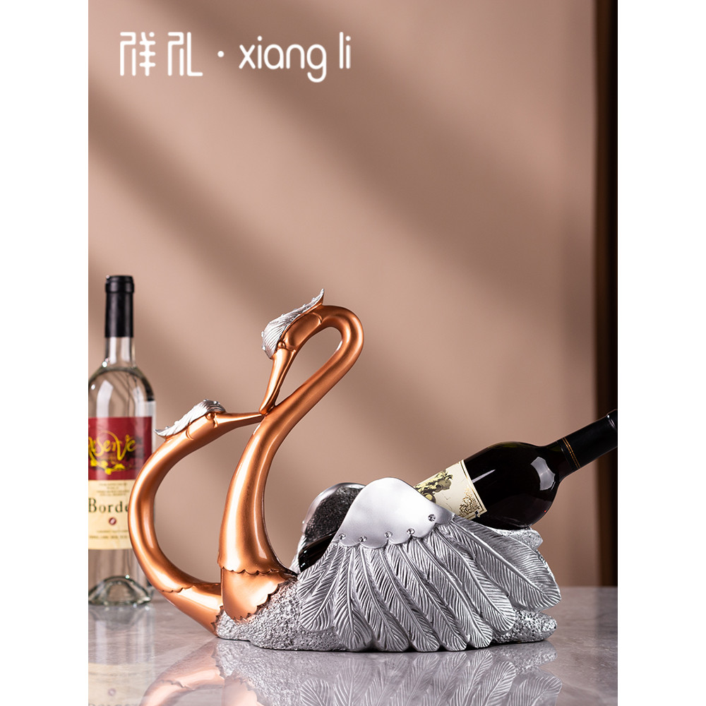 Cisne Rack de vinho decorações para casa decoração do quarto criativo armário vinho TV sala estar entrada decoração