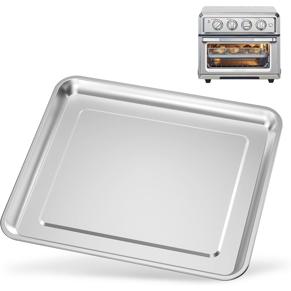 Assadeira de Aço Inoxidável Compatível com Cuisinart Airfryer TOA-060 e TOA-065 (com Cuisinart Airfryer TOA-060 e TOA-06