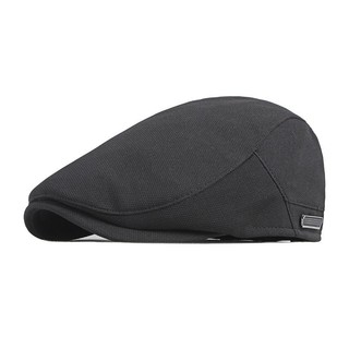 Boina de Primavera Verão para Homens, Boina Plana com Pico em Padrão Espinha de Peixe, Boné Casual para Mulheres, Boina 