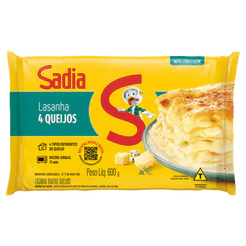 Sadia Lasanha sabor quatro queijos 600g