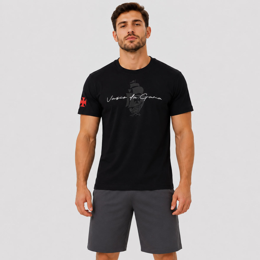 Camiseta Vasco Olé Preta