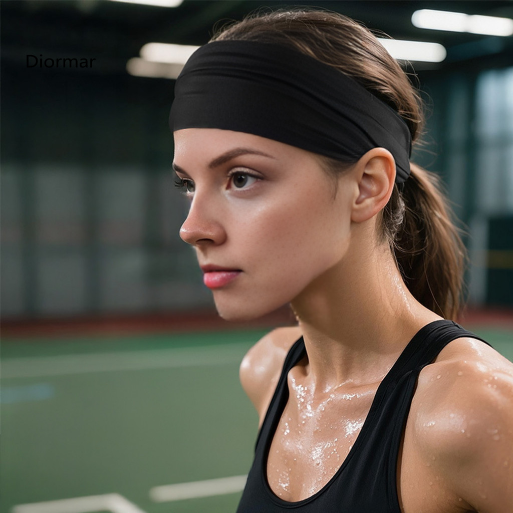 Basketball Headband Lightweight Sports for Men Women – Moisture Wicking Breathable Quick Dry Stretchy Sweatband for Yo