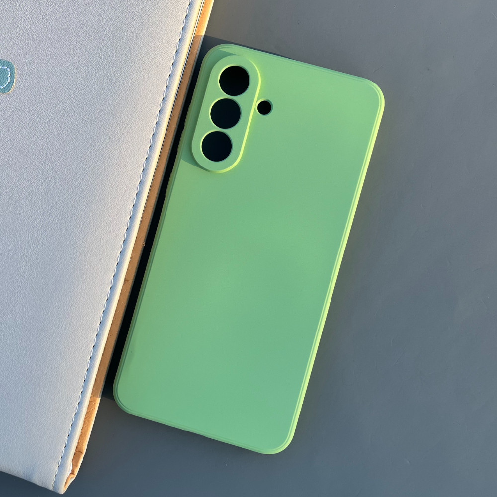 Capa De Telefone Verde Para Samsung Galaxy A57 A37 A27 A17 A07 A18 A08 A56 A55 A54 A53 A52s A36 A35 A34 A32 A26 A16 A15 