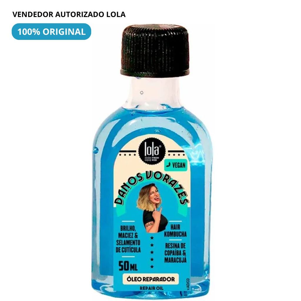 Óleo Reparado Lola Cosmetics -- Danos Vorazes 50ml!!
