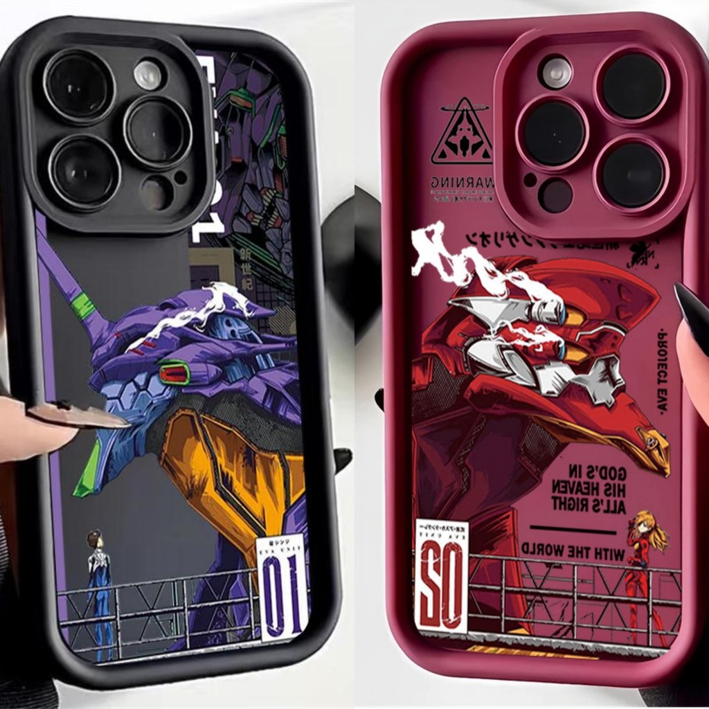 Capa Anime Evangelion EVA Para Samsung Galaxy A56 A17 A15 A16 A36 A26 A55 A54 A35 A36 A53 A34 A23 5G Invólucro De Silico