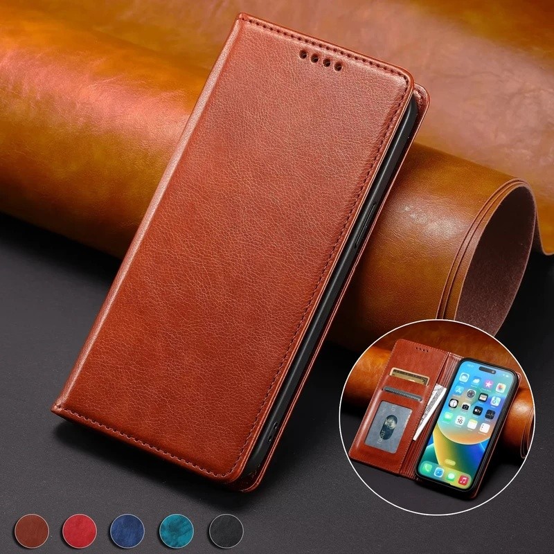 Yyycapa De Couro Para Samsung Galaxy , A15 , A25 , A35 , A55 , A05S , A14 , A24 