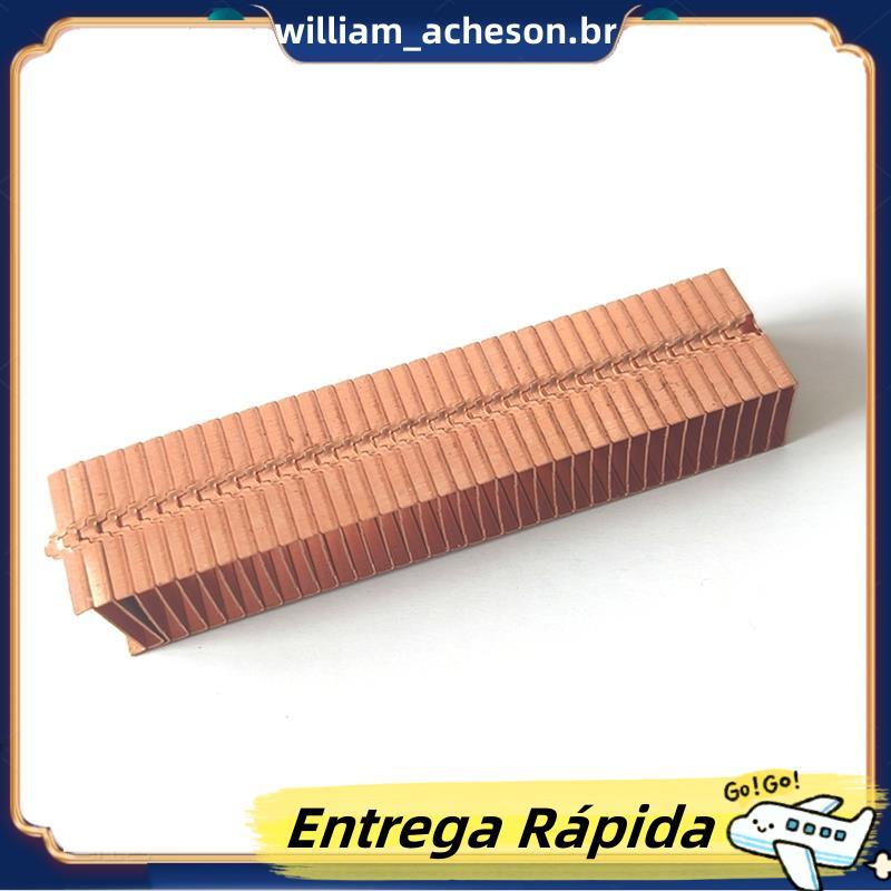 8x13x50mm Cobre Fin Dissipador De Calor Radiador Refrigerador Para Tubo Acessórios Do Computador