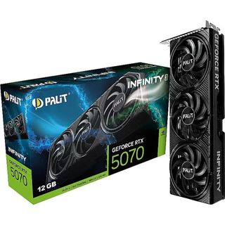 Placa de Video GeForce NVIDIA PALIT RTX5070 12GB INFINITY 3 GDDR7 NE75070019K9-GB2050S