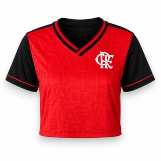 Camisa Cropped Flamengo Victory Feminina Dry Betel Oficial