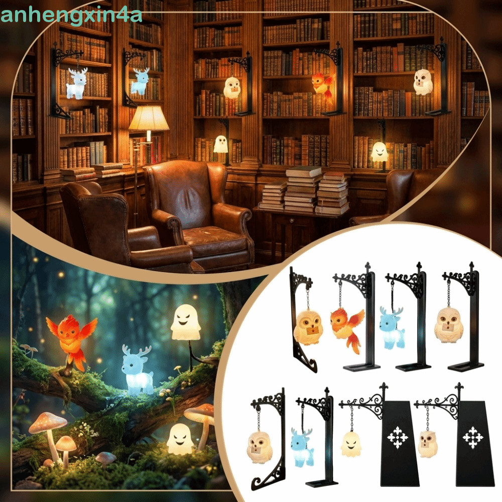 Lâmpada Noturna ANHENGXIN , Lanterna De Biblioteca De Iluminação Decorativa Artesanal Fina Resistente , De Estante Estil
