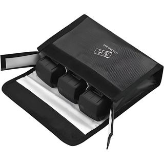Bolsa de Segurança para Bateria Lipo - Estojo Protetor de Armazenamento de Bateria à Prova de Chamas e Explosão para DJI