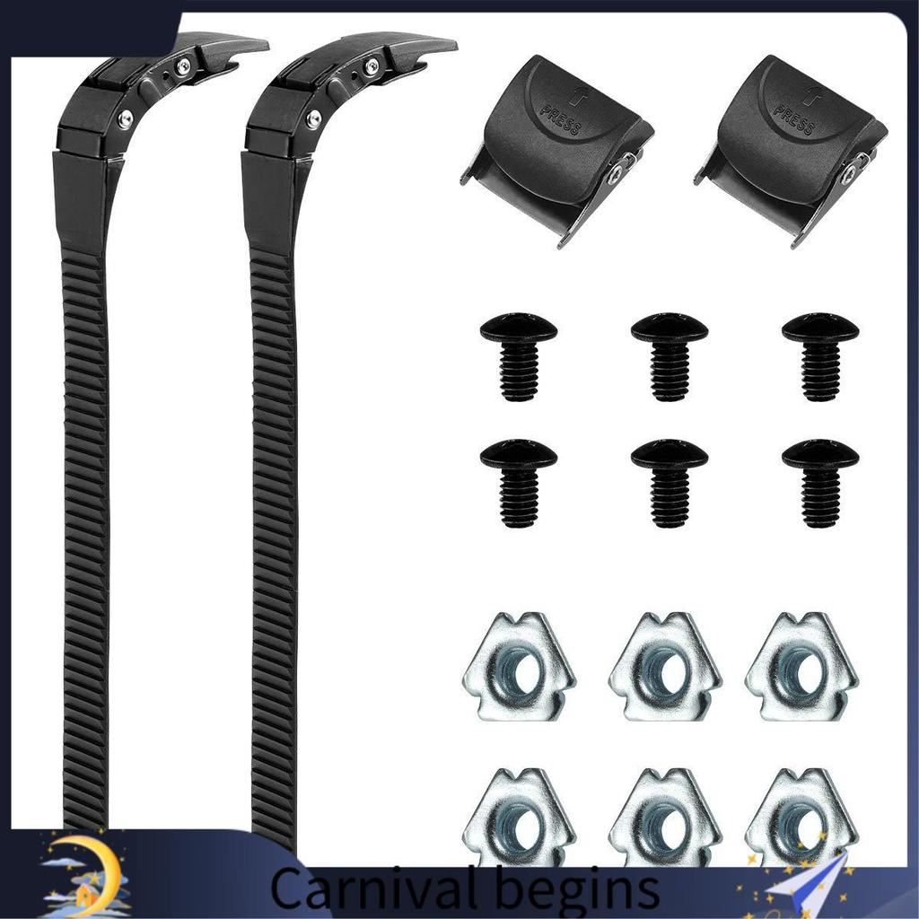 [eileenj3] 1 Conjunto De Peças De Fivela De Patinação Para Sapatos , Trela , Cinto De Ligação De Snowboard , Fivelas Ape