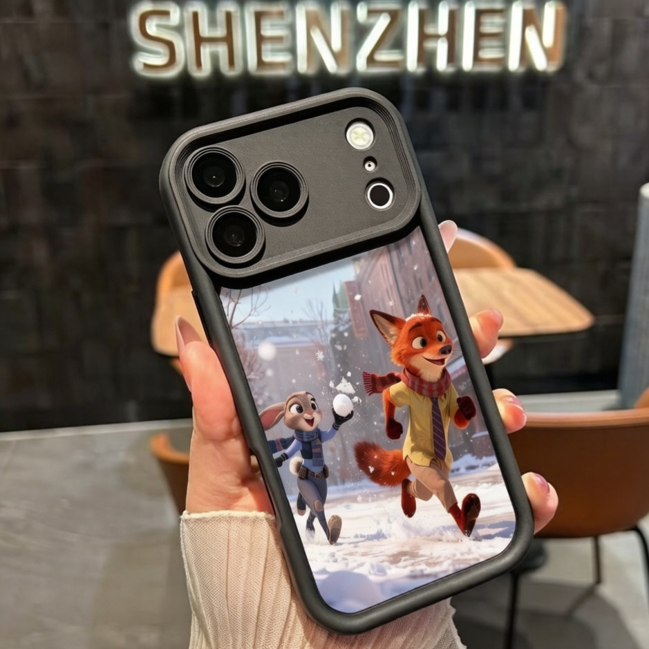Capinha Samsung A07 A06 A05S A05 A04 A03S A02S A03 A04E A03 CORE M02S Capa Protetora Anti-queda de Zootopia