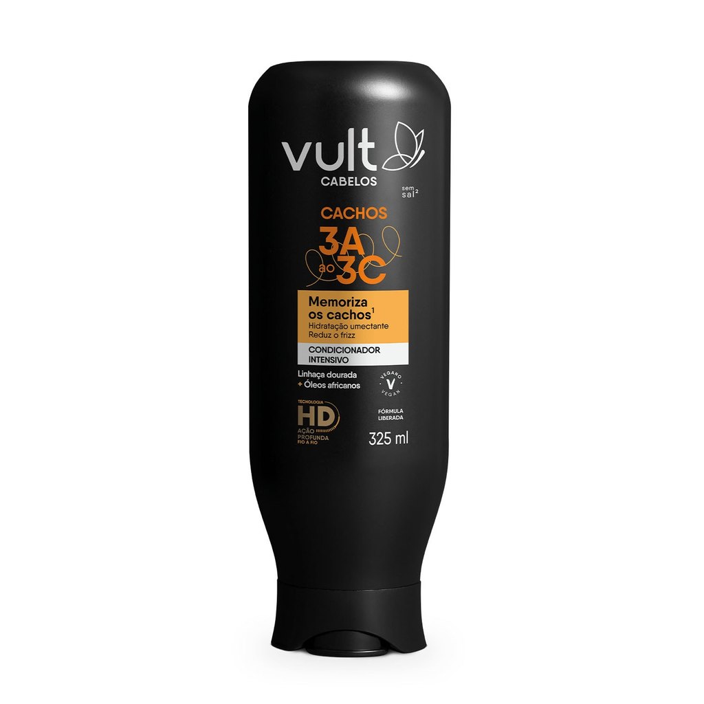 Vult Cabelos Cachos 3A ao 3C - Condicionador Intensivo 325ml