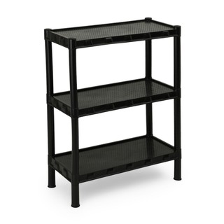 Estante Prateleira Multiuso Modular Organizadora Plástico com 3 Prateleiras - COM PEZINHOS
