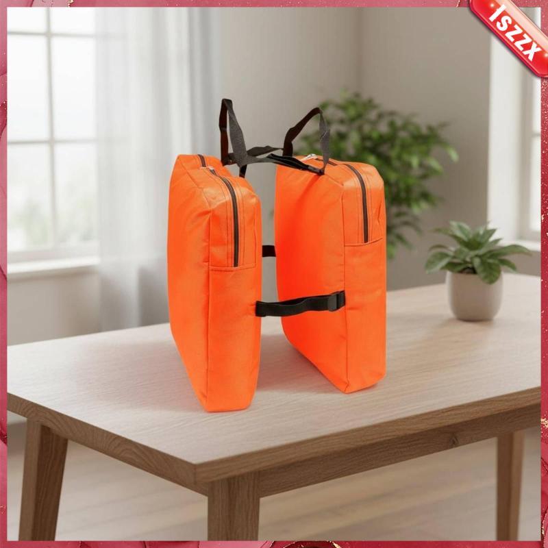 [Lszzx] Bolsa De Expansão De Bagagem Mala De Grande Capacidade Viagem Com Baixo Odor Laranja