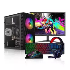 PC Gamer Forge, Intel Core i7, 16GB DE RAM, SSD 480GB, Completo com Monitor + Periféricos