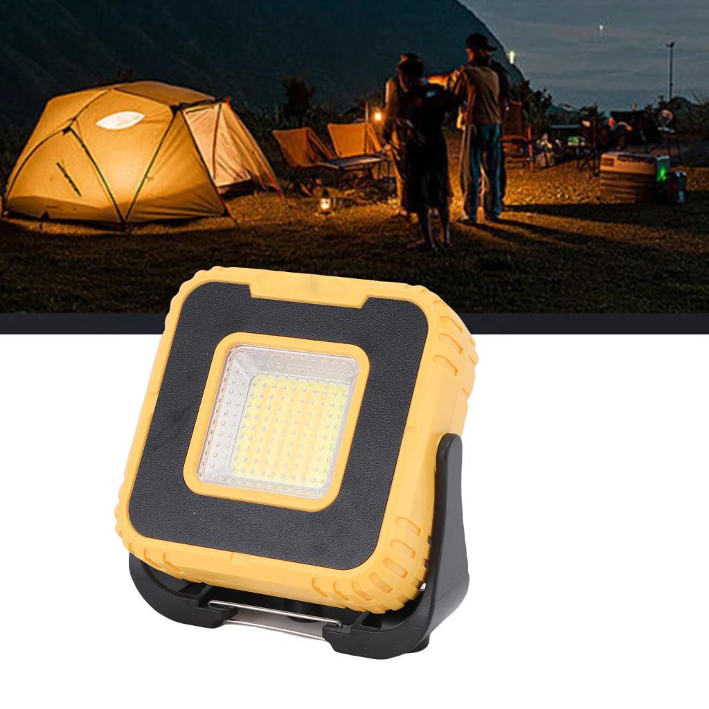 Luz de trabalho COB recarregável Domary 3000mAh com ímãs duplos fortes e entrada tipo C para conserto de automóveis,