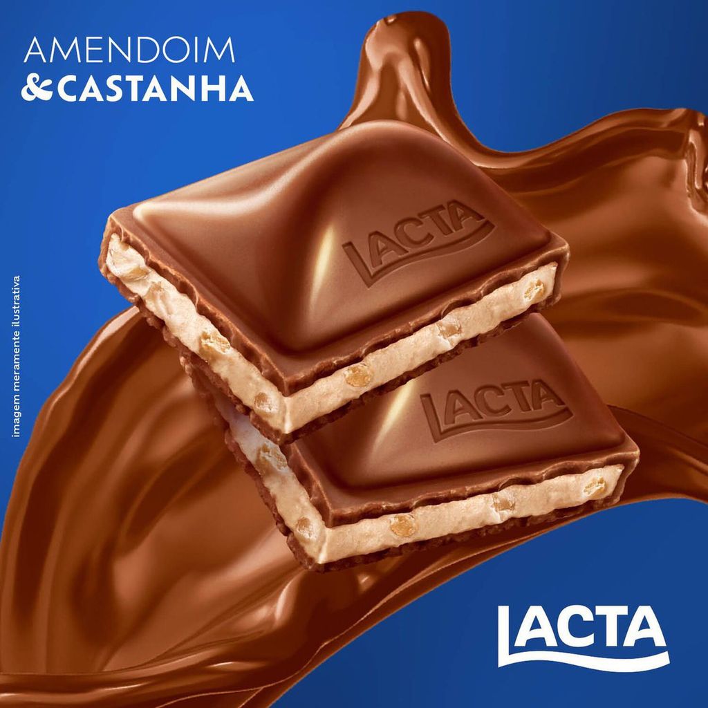 Lacta Chocolate Ao Leite Com Recheio Sonho De Valsa 98g · foto 2