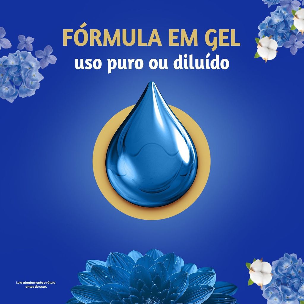 Veja Limpador Água Marinha Algodão Calma Gotas de Perfume Frasco 100ml — imagem 2 de 2