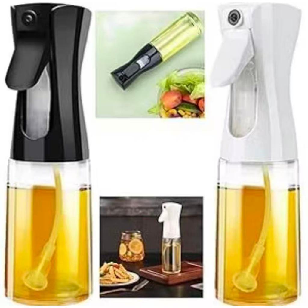 Spray de Azeite para Saladas e Churrasco, Galheteiro Borrifador de Óleo e Vinagre para Cozinha