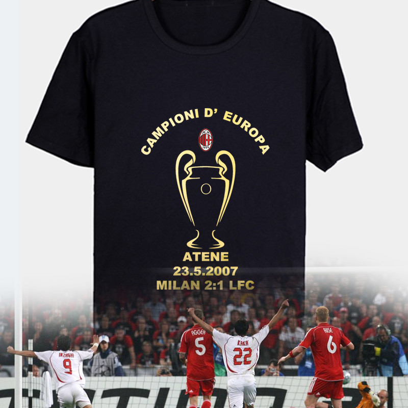 Original 2007 AC Milan Winning Championship 10o Comemorativo Camiseta AC Milan Camiseta