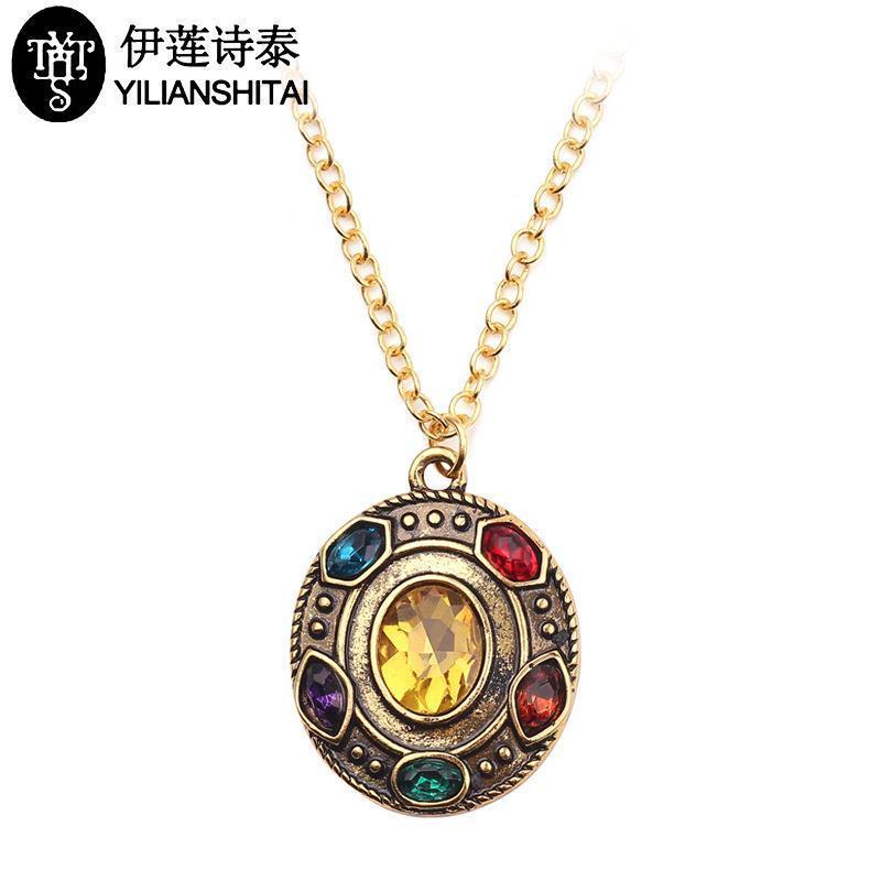 Novo estilo vingadores Marvel mercadoria acessórios Endgame Thanos pulseira ilimitada pedra áspera pulseira moda na moda