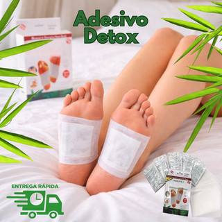 Kit 10 a 50 Adesivo Relaxante Para Pés Reduz Inchaço e Remove Impurezas