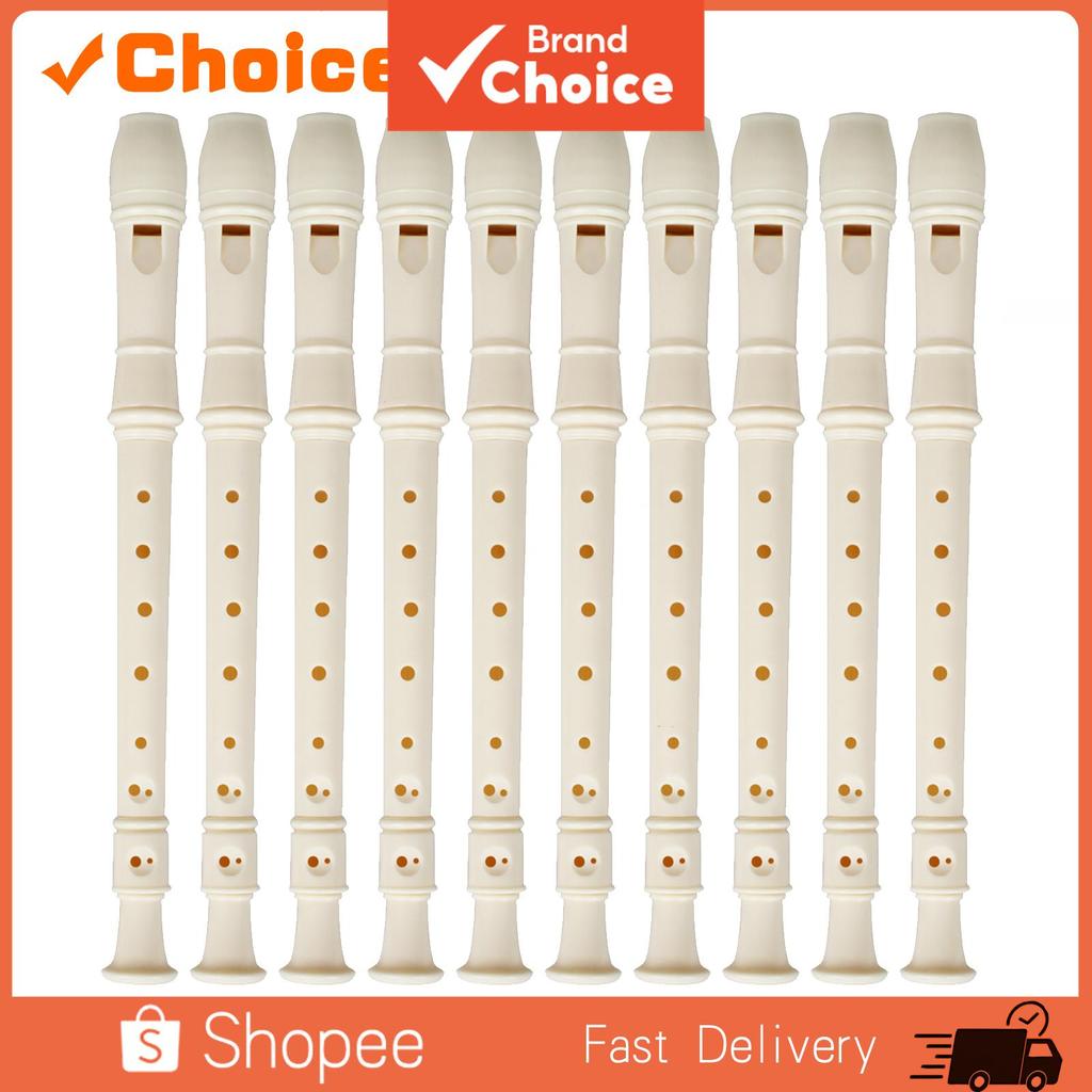 Gravador De 8 Buracos Soprano ABS Flauta Vertical Clarinete Longo Para Crianças Iniciante Música Educação Instrumento Mu