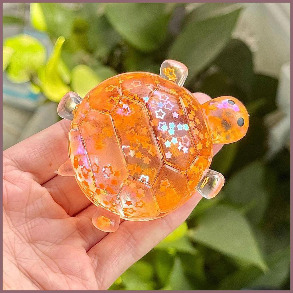 Squeeze Tartaruga Brinquedo Engraçado Glitter Lento Subindo Brinquedos Para Adultos Casa Escola Escritório Trabalho Estu