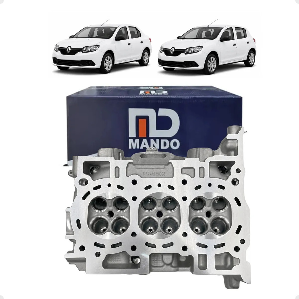 Cabeçote Renault Logan Sandero 1.0 12v 3cc Peça Nova