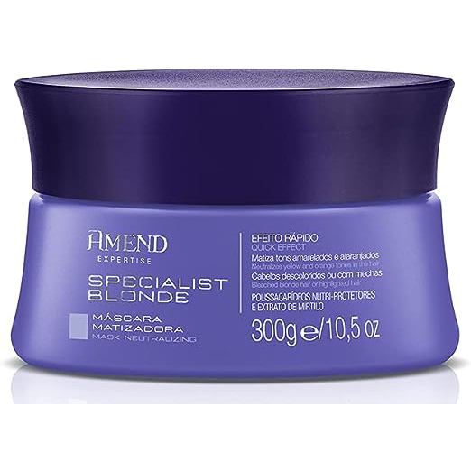 Máscara Capilar De Tratamento Amend Matizadora Specialist Blonde 300g