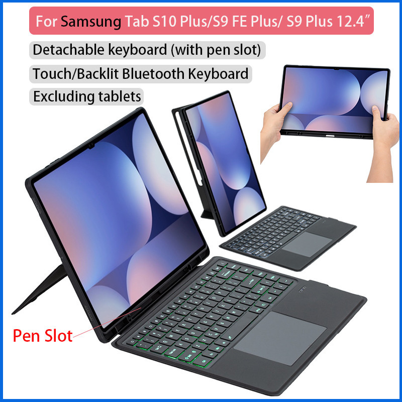 Capa Para Samsung Galaxy Tab S10 Plus 12.4 " X820 S9 FE X610 S9 Polegadasx810 To
