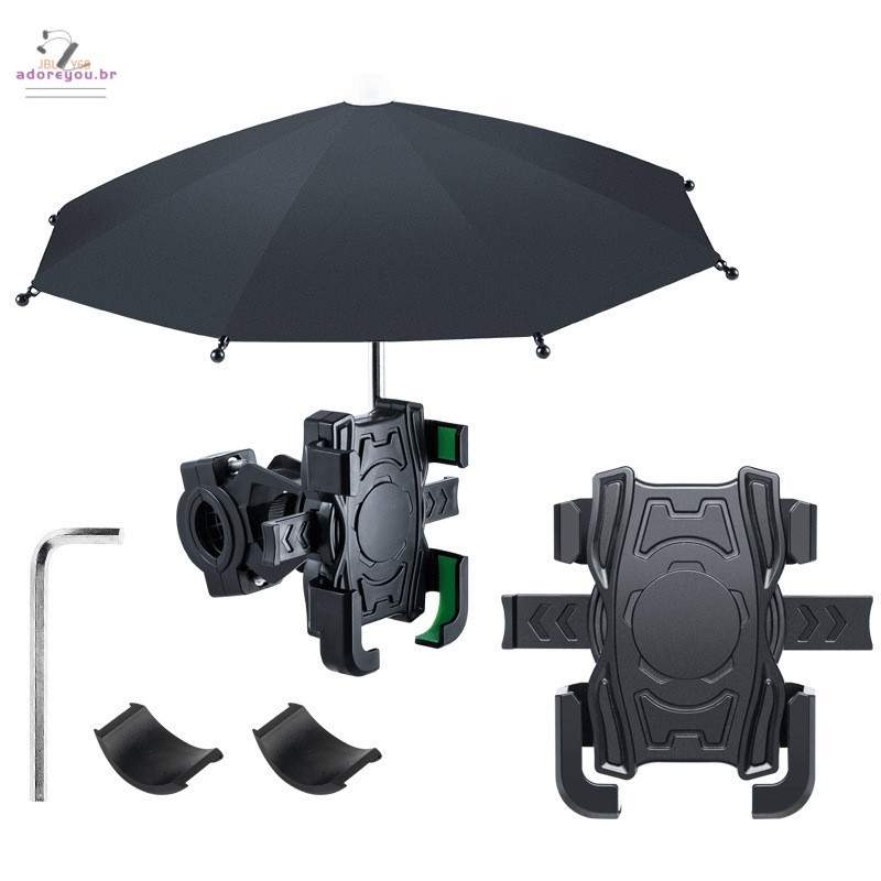 Suporte De Telefone Para Motocicleta Com Proteção Solar Contra Chuva-Guarda-De Navegação Passeios Ao Ar Livre