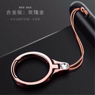 Corrente de telefone móvel anel curto fivela pingente de telefone móvel pingente cordão anel dois-em-um suporte do telef