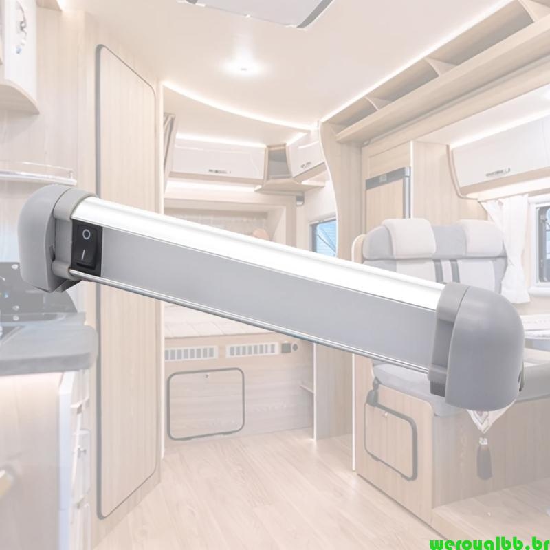 weroyalbb Barra Lâmpada LED Para Trailer Caminhão Caravana Interior Exterior 180 ° Rotação