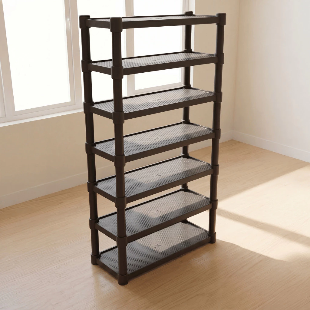Estante Prateleira Modular Multiuso Organizadora Plástico Reforçado 7 Andares - Kaziva — imagem 1