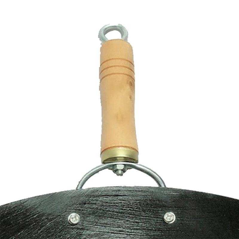 Luchuan Alça de panela de ferro Alça de panela removível Acessórios de alça de ferro fundido Wok Adequado para alça de m