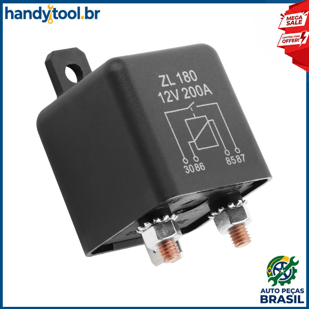 ERYUE Novos relés de interruptor ONOFF de carga dividida para serviço pesado 12V 200A para carros automotivos 200Amp