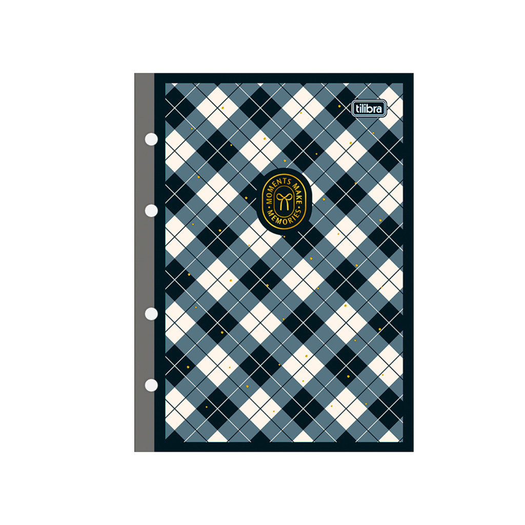Refil Para Caderno Argolado Colegial (17,7x24,0cm) West Village 80fls- TILIBRA