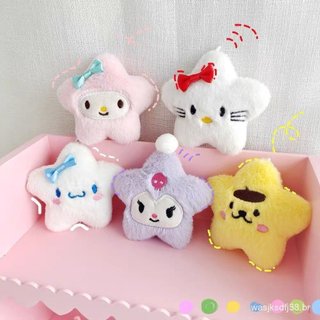 Adorável chaveiro de pelúcia , com fecho para chave, broche, boneca, enfeite para bolsa, acessório, presente para 