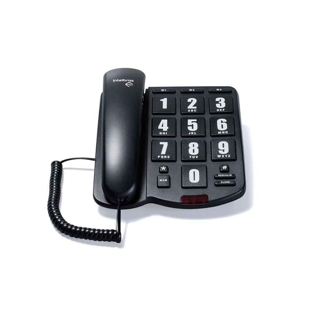 Telefone Tok Fácil com Fio e Discagem Rápida Intelbras