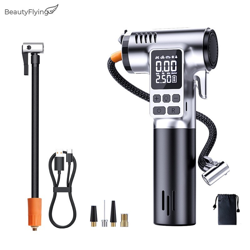 Bomba De Ar Elétrica Sem Fio 150PSI-Inflador Portátil De Pneus De Carro Para Carros E Motocicletas