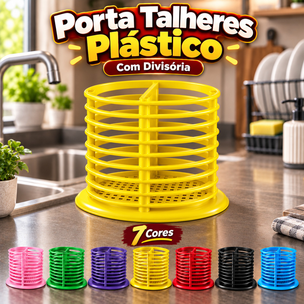 Porta Talheres Organizador Gaveta Divisórias Separador Facas Garfos Multifuncional Cozinha 3 Cores Resistente