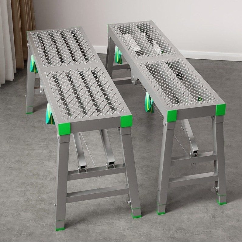 Apoio para os pés importado alemão, plataforma de elevação dobrável, tubo de aço carbono reforçado, decoração multifunci