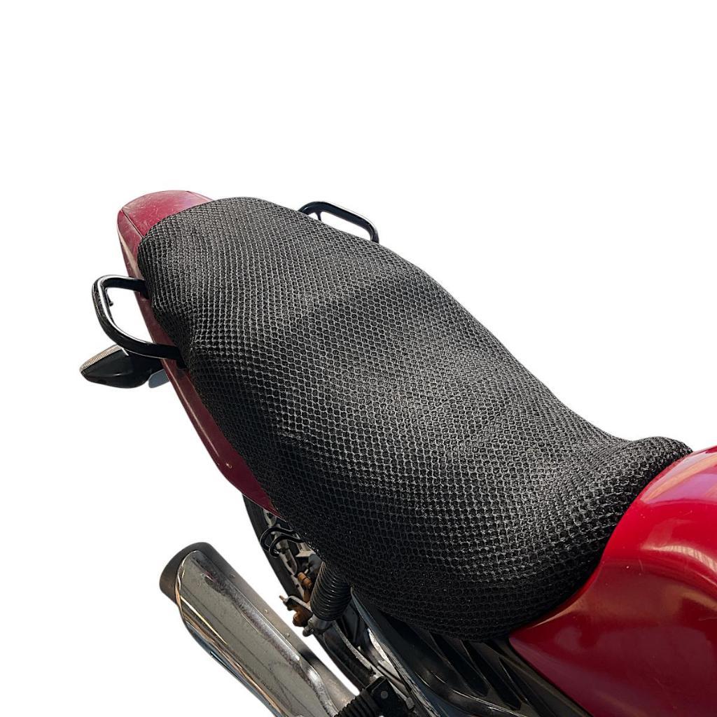 Capa De Banco Para Moto Telinha Universal Impermeável Preta — imagem 2 de 2