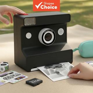 Câmera Instantânea Infantil, Câmera Digital com Impressão Instantânea de Fotos e Vídeo 1080p, Brinquedo Unissex para